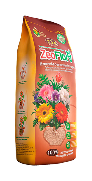 Субстрат для растений активированный цеолит ZeoFlora 214295 1,6 кг