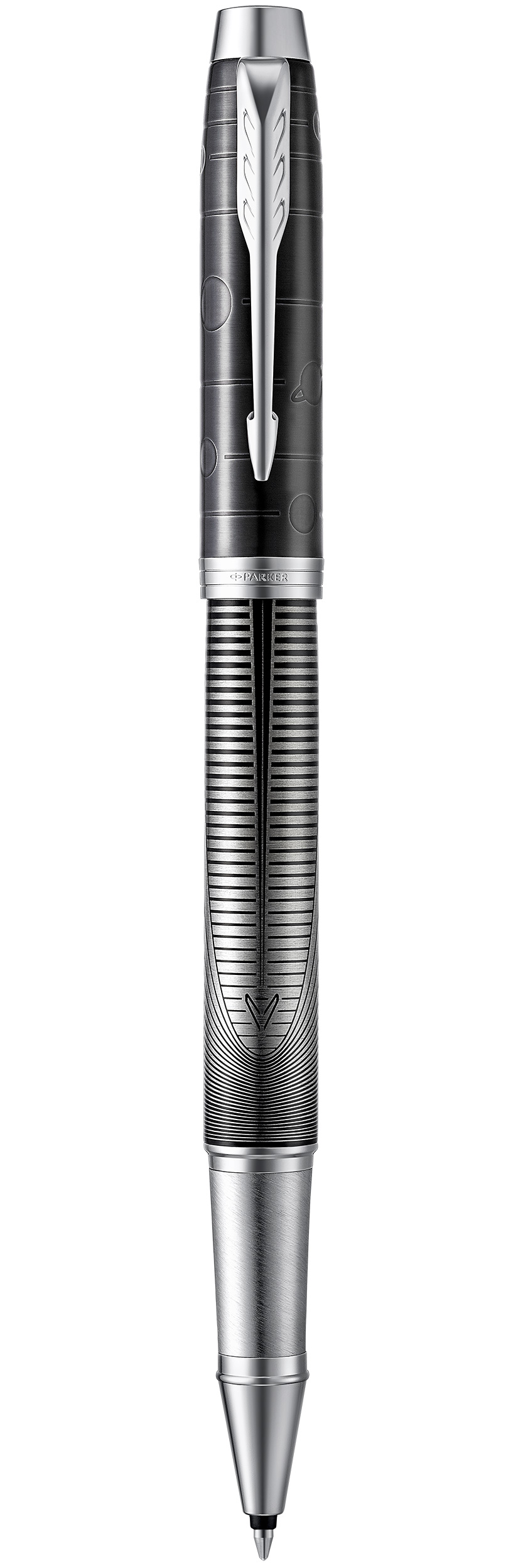 

Parker IM SE - Metallic Pursuit RB, ручка-роллер, F, BLK