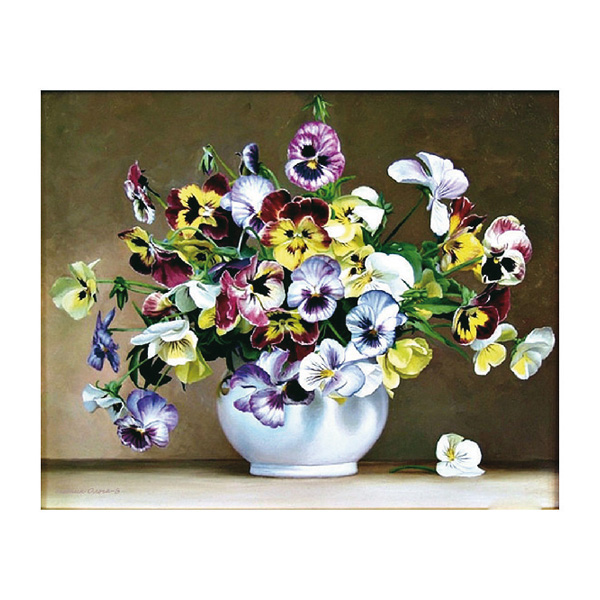 

Картина по номерам Molly 40х50 см Бузин. Анютины глазки, Бузин анютины глазки