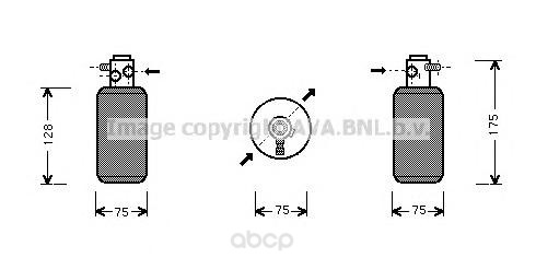 

Осушитель кондиционера Ava для Mercedes Sprinter 2-t 901, 902 208d/210d/212d 95-06 MSD050