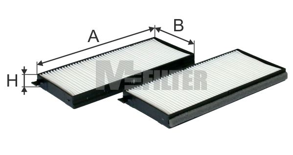 

Фильтр воздушный салона MFILTER K 9062-2