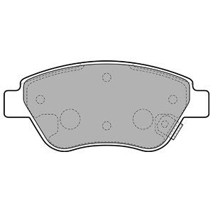 

Комплект тормозных дисковых колодок DELPHI LP2478