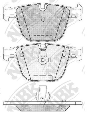 

Тормозные колодки NiBK дисковые PN0326W