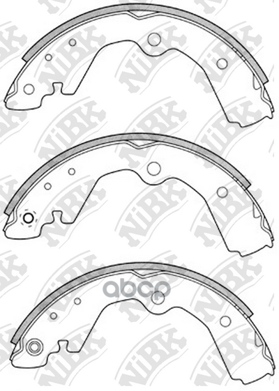 

Комплект тормозных колодок NiBK FN1198