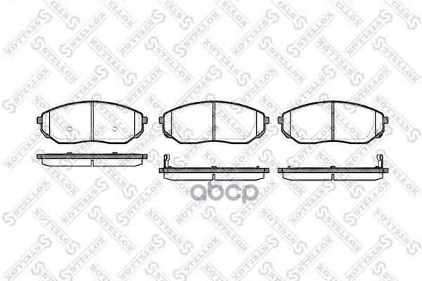 

Комплект тормозных колодок Stellox 1052002BSX