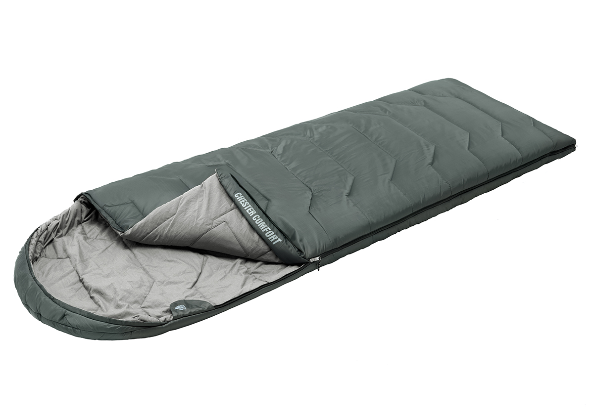 фото Спальный мешок trek planet chester comfort серый, правый