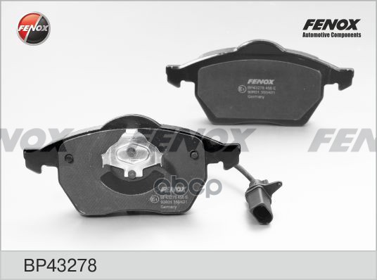 

Тормозные колодки FENOX BP43278