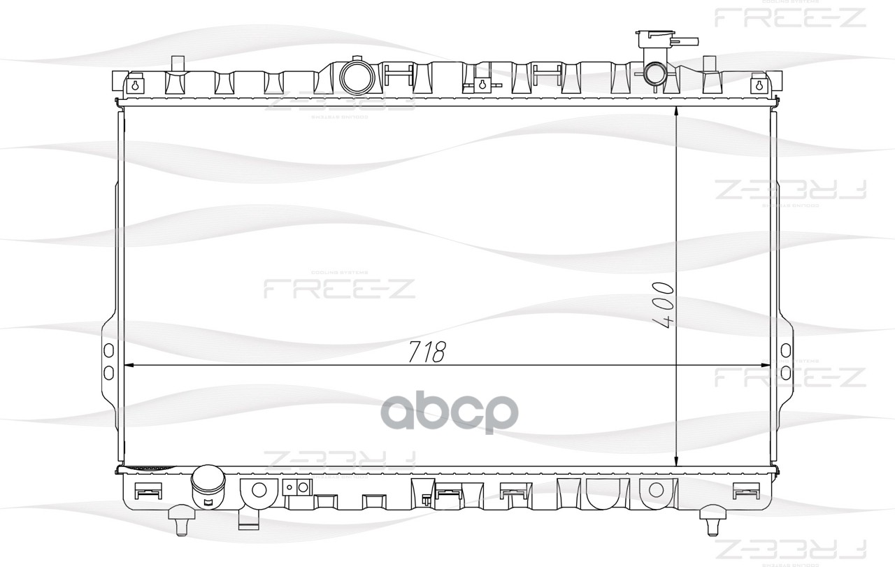 фото Радиатор охлаждения free-z kk0229
