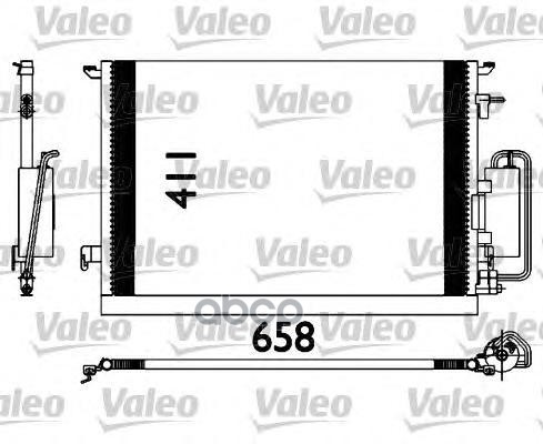 фото Радиатор кондиционера valeo 817647