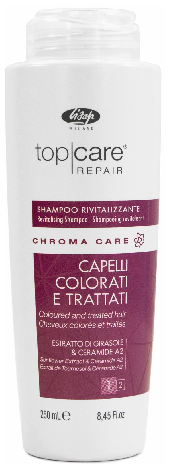 Шампунь lisap milano Top Care Repair Chroma Care Revitalizing Shampoo 250 мл шампунь moroccanoil shampoo moisture repair 1 л