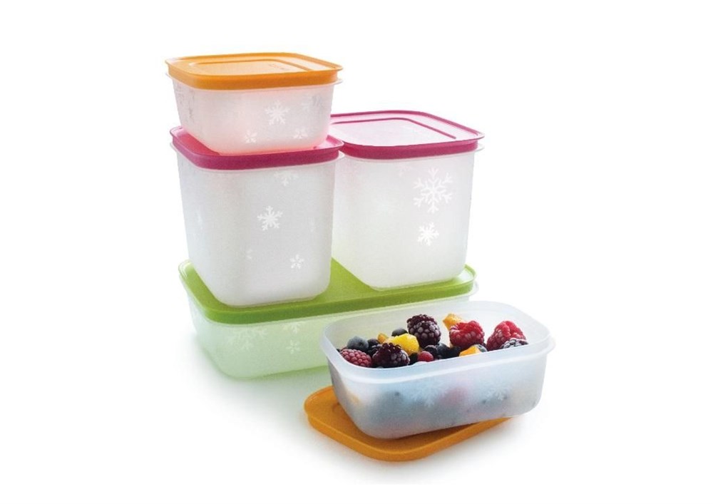 

Набор контейнеров для заморозки Tupperware, Прозрачный;оранжевый;зеленый;розовый