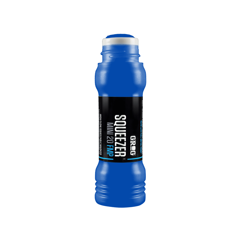 

Маркер Grog Squeezer paint 25 мм для граффити и дизайна синий, Squeezer paint 25 Синий