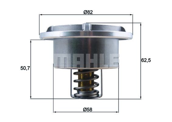 фото Термостат mahle thd 6 86 mahle/knecht