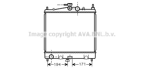 фото Радиатор охлаждения двигателя ava quality cooling dna2247