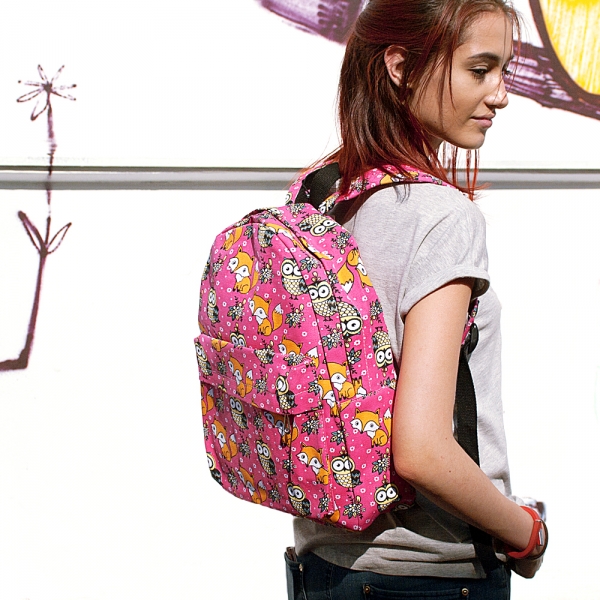

Рюкзак Kawaii Factory KW102-000008 The Foxy Owl ярко-розовый 12,5 л, KW102-000008