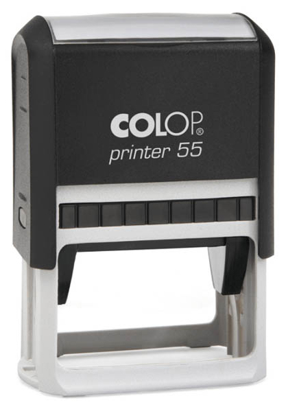 фото Оснастка для печати colop printer 55. поле: 60х40 мм. цвет корпуса: черный.