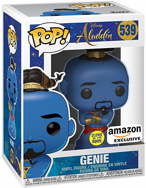 фото Фигурка funko pop! aladdin: genie glows in the dark exc