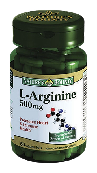 Купить L-Аргинина 500 мг, Нэйчес Баунти L-Аргинина капсулы 500 мг 50 шт., Nature's Bounty