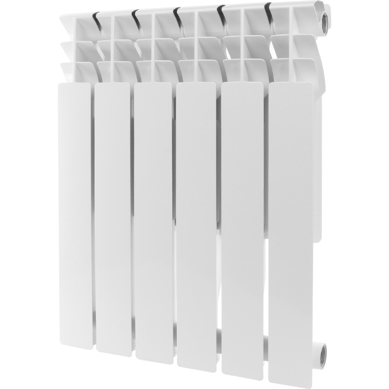 Алюминиевый радиатор Rommer Plus 500 10 секций 10 секций белый
