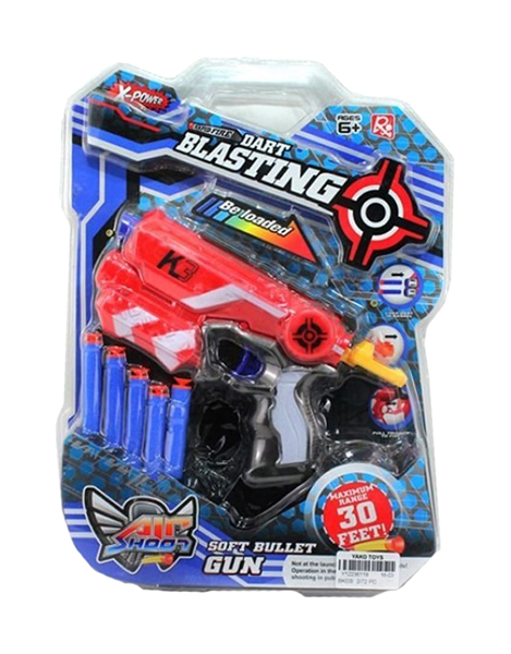 Бластер игрушечный Yako Toys Dart Blasting JL-3815A