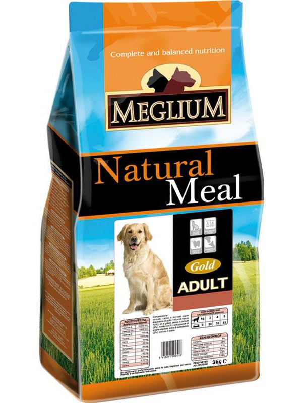 фото Сухой корм для собак meglium adult sport, для активных мясо, овощи, 3кг