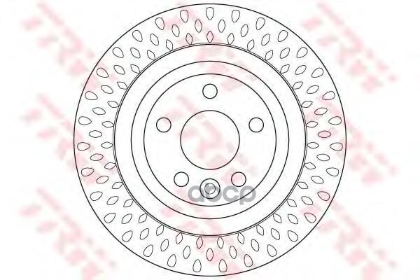 фото Тормозной диск trw/lucas df6387
