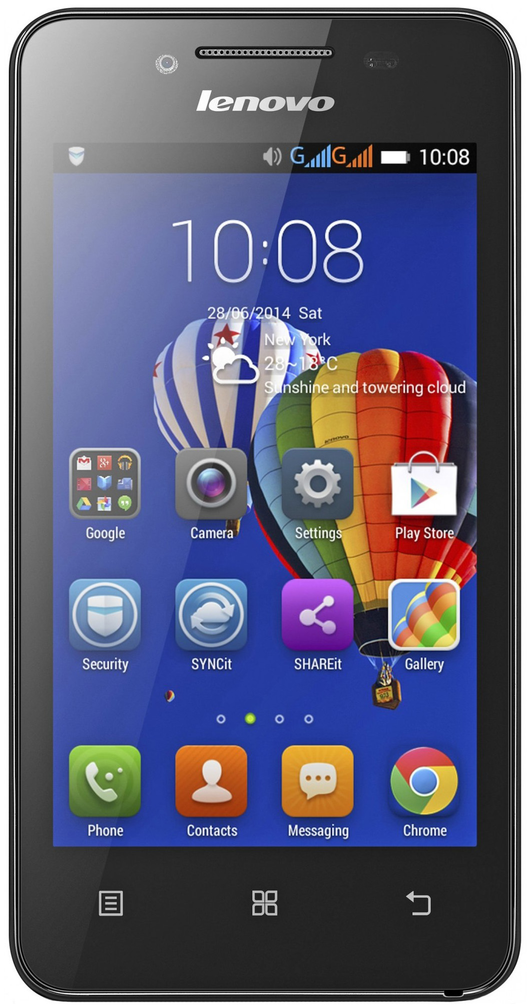 фото Смартфон lenovo a319 4gb black