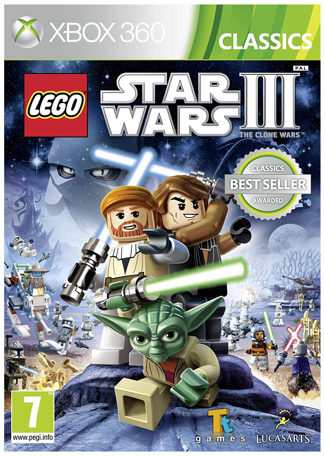 Игра LEGO Star Wars III: the Clone Wars Classics для Microsoft Xbox 360