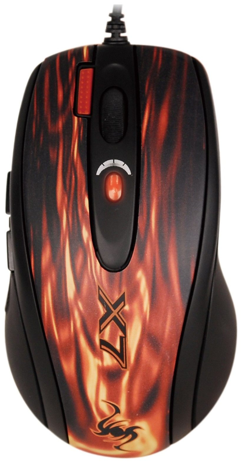 фото Игровая мышь a4tech xl-750bk u rfire orange/black