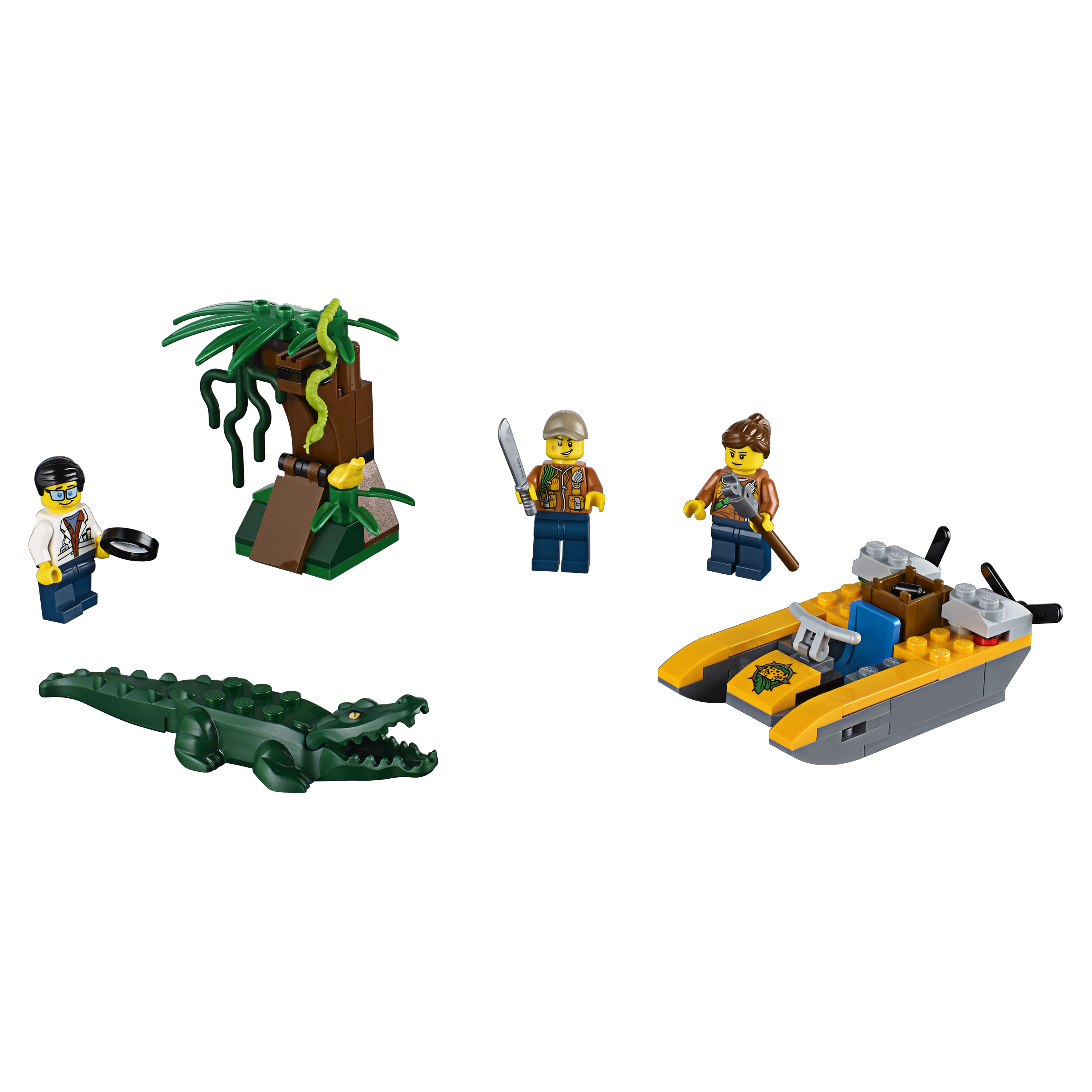 Конструктор LEGO City Jungle Explorers Набор Джунгли для начинающих (60157) набор приспособлений hexapod catcher для ловли насекомых