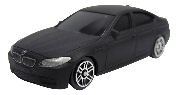 

Машина металлическая Uni-Fortune 1:64 BMW M5 без механизмов черный матовый, BMW M5