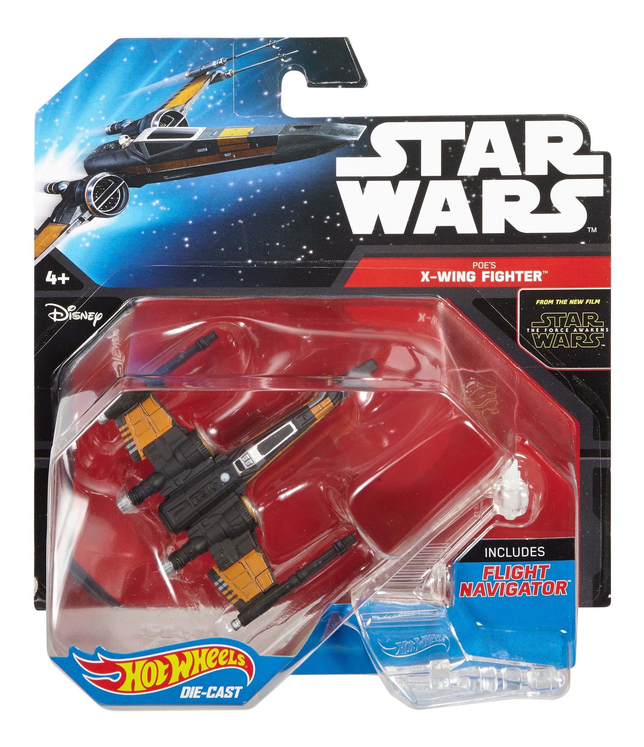 

Истребитель Hot Wheels Звездолёты серии Звёздные войны CGW52 DMP63, Poe's X-Wing Fighter