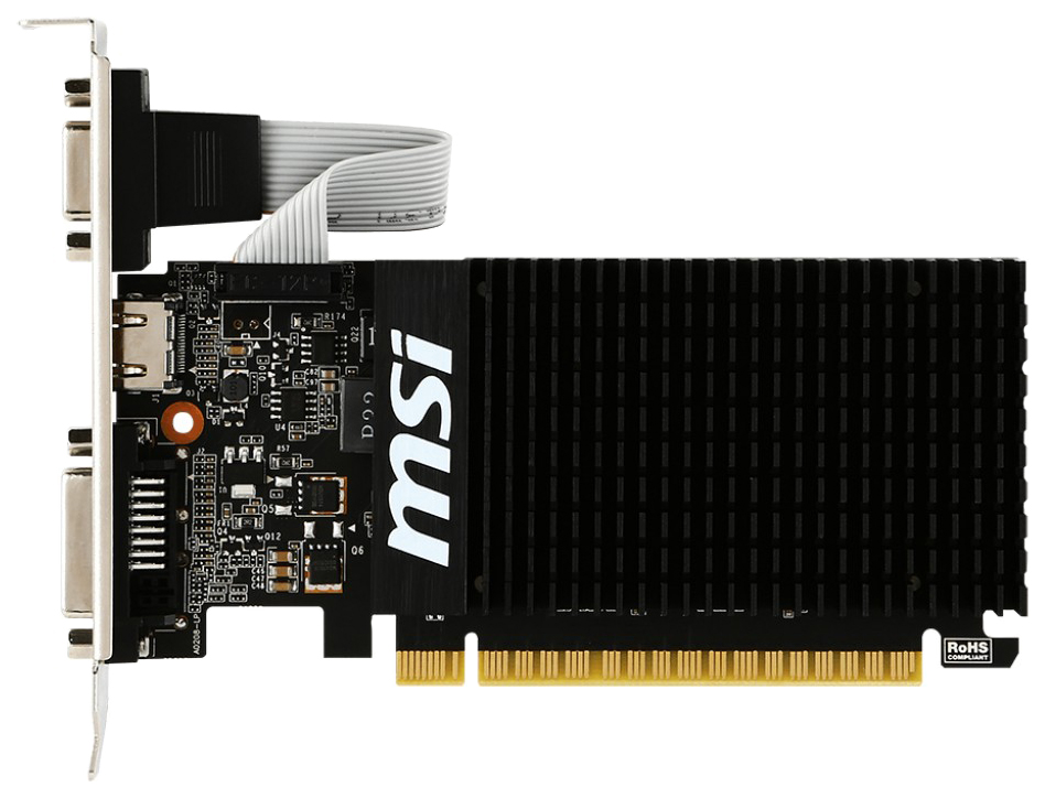 фото Видеокарта msi nvidia geforce gt 710 (gt 710 1gd3h lp)