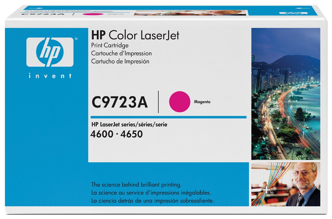 

Картридж для лазерного принтера HP 641A (C9723A) пурпурный, оригинал, c9723A