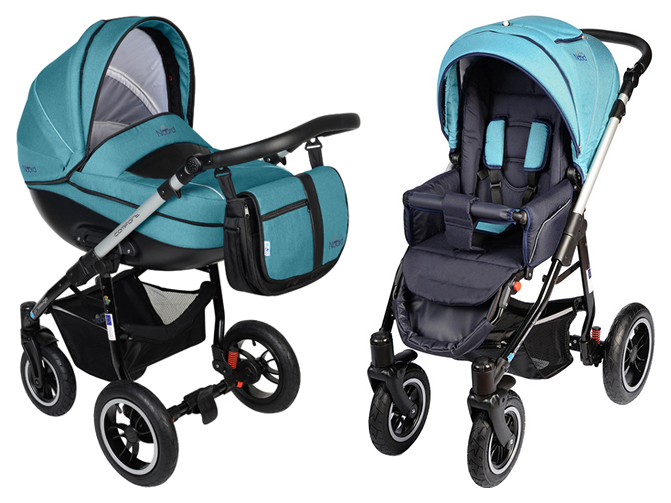 

Коляска 2 в 1 Noordline Olivia Alu aqua, Olivia Alu