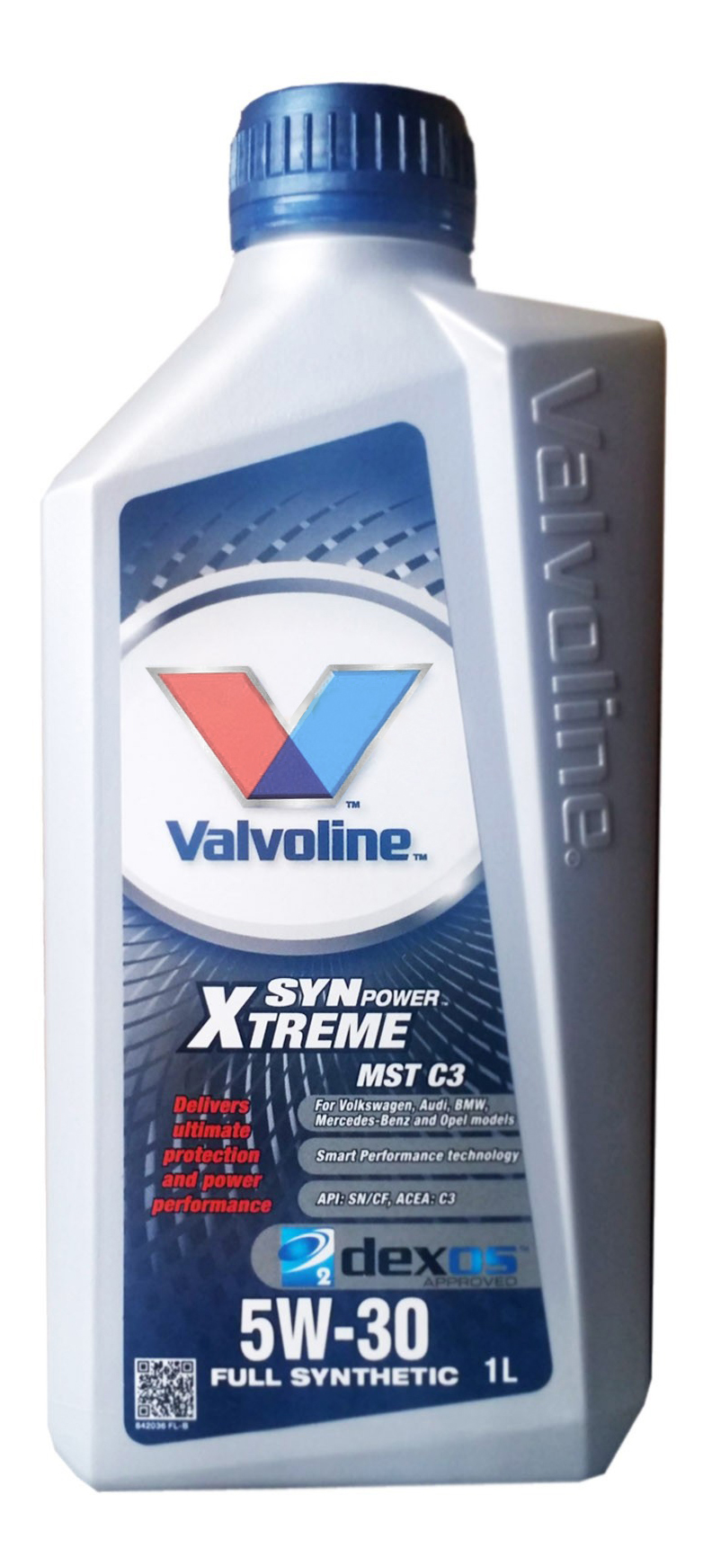 

Моторное масло Valvoline Synpower Xtreme MST C3 5W30 1 л, Synpower Xtreme MST C3