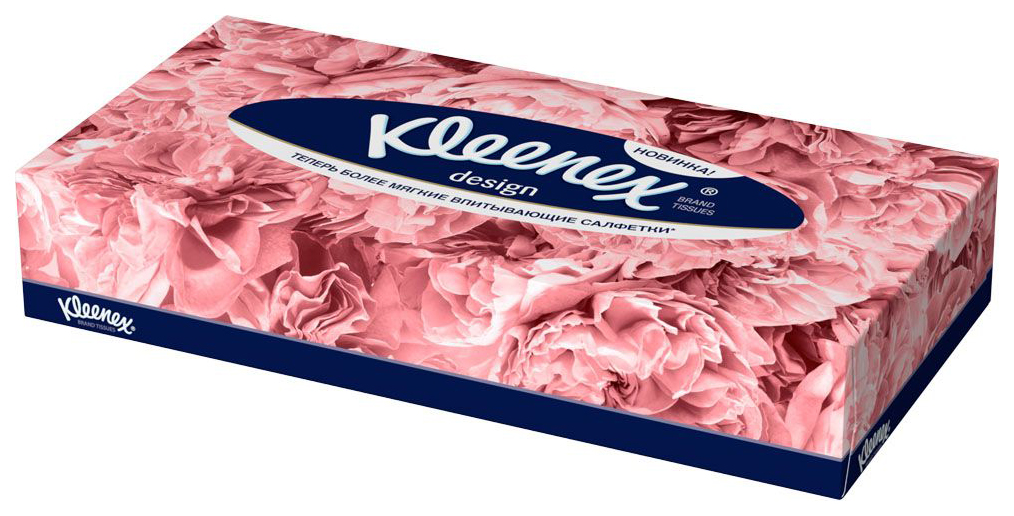 фото Бумажные платки kleenex design 70 шт