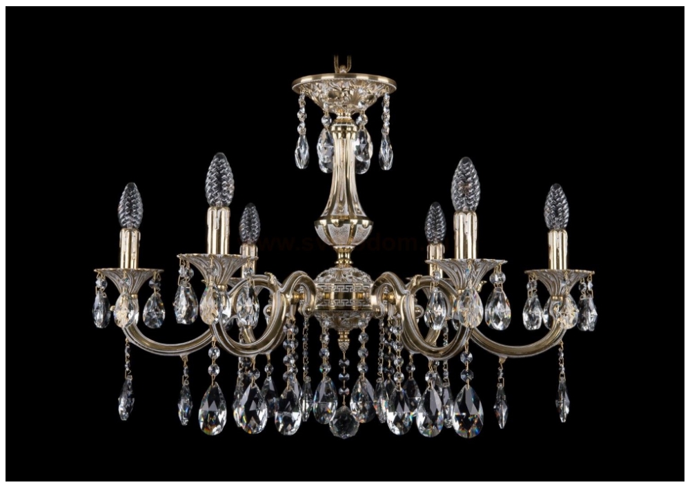 

Люстра подвесная Bohemia Ivele Crystal 1702/6/265/A/GW, 1702/6/265/A/GW