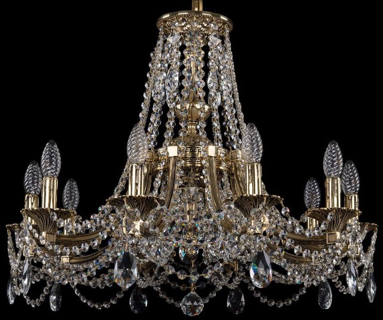 

Люстра подвесная Bohemia Ivele Crystal 1771/10/220/C/GB, 1771/10/220/C/GB