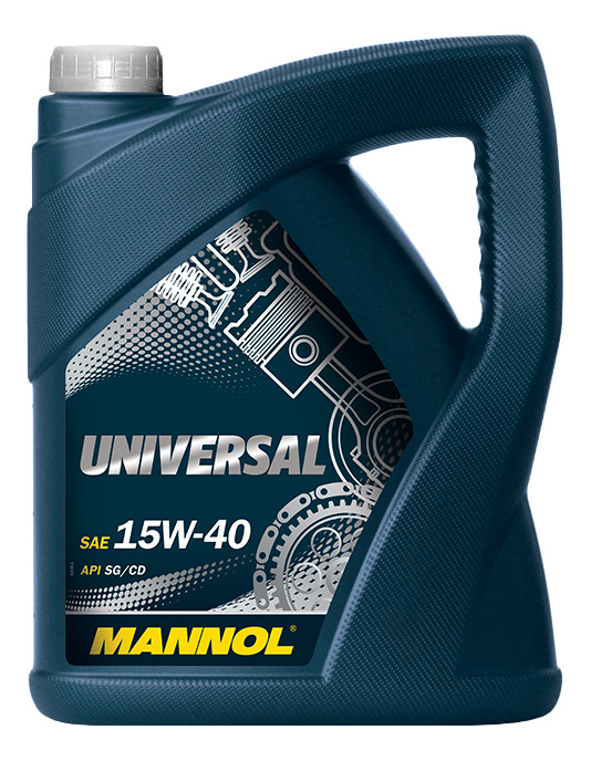 фото Моторное масло mannol universal 15w40 5 л