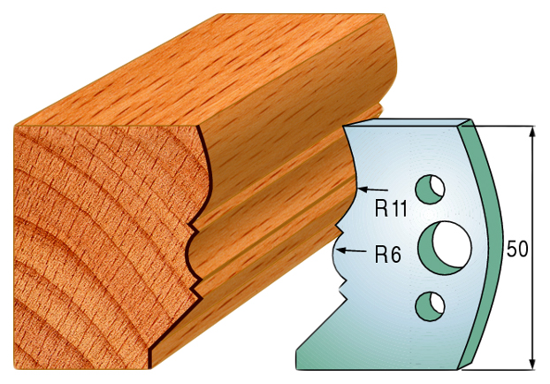 

Комплект из 2-х ножей 50x4 SP CMT 690.503, 690.503