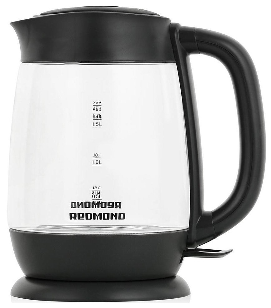 Чайник электрический REDMOND RK-G154 1.7 л черный чайник электрический redmond rk g154 1 7 л