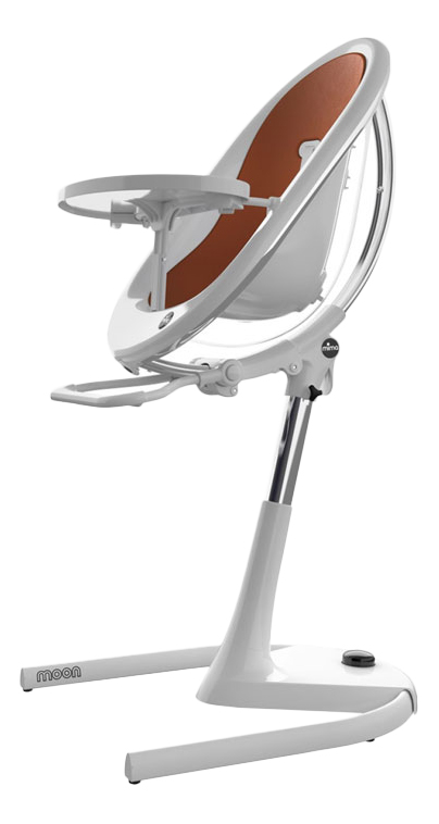 Стульчик для кормления Mima Moon 2G белый/коричневый mima отделка для коляски bo fashion kit