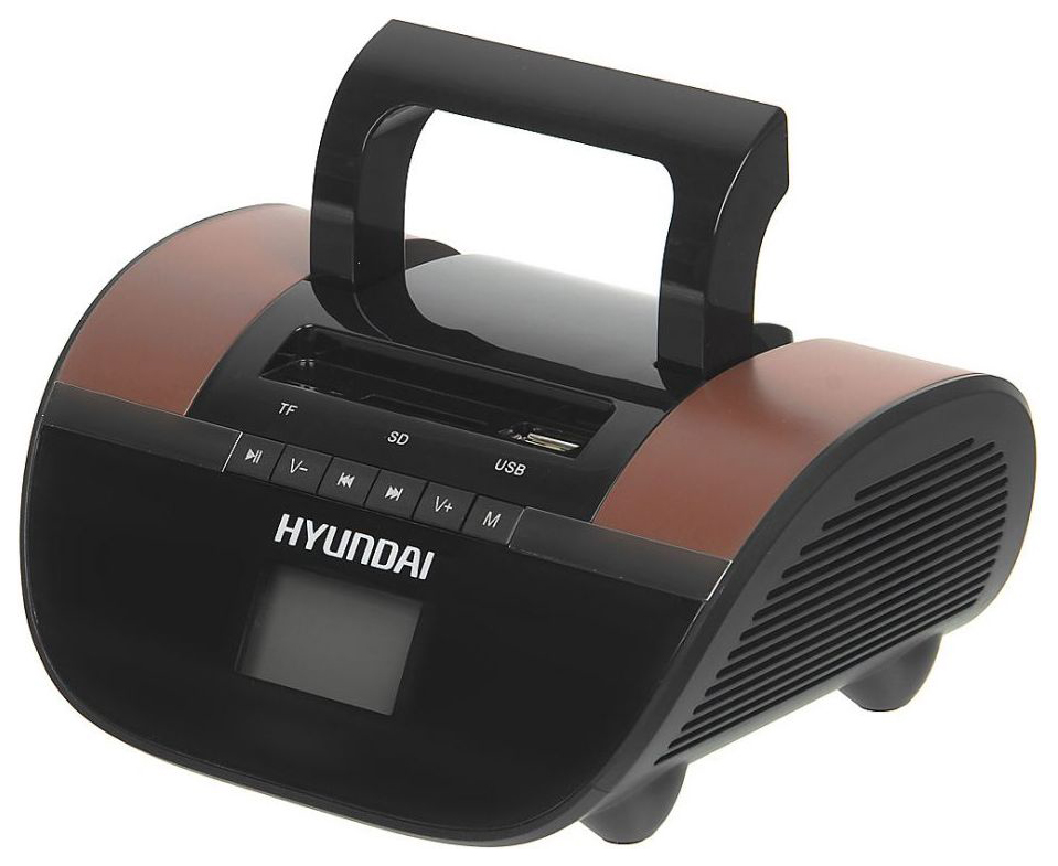 

Магнитола HYUNDAI H-PAS240 Black/Brown, H-PAS240