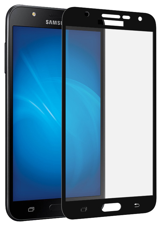 

Защитное стекло DF для Samsung Galaxy J7 Neo Black, sColor-30