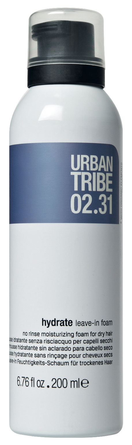 фото Бальзам для волос urban tribe 02,31 hydrate leave-in foam 200 мл