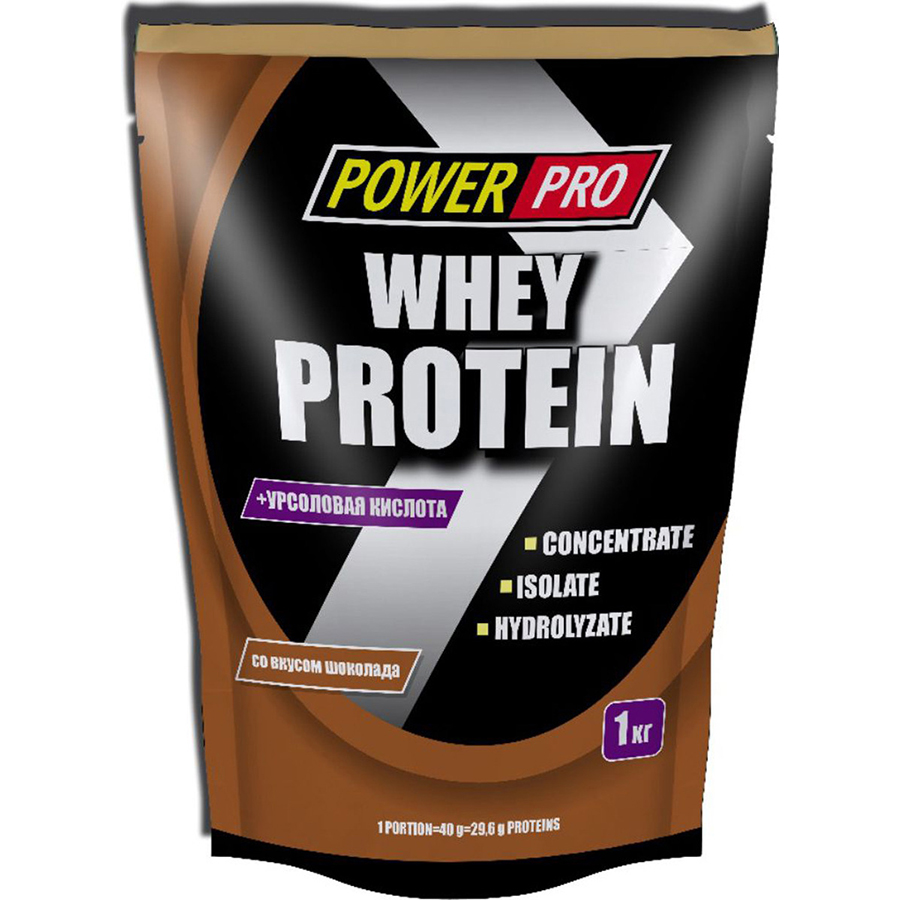 Протеин PowerPro Whey Protein, 1000 г, шоколад