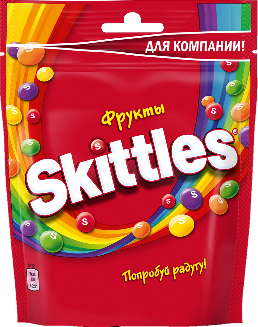 фото Драже skittles фрукты 100 г