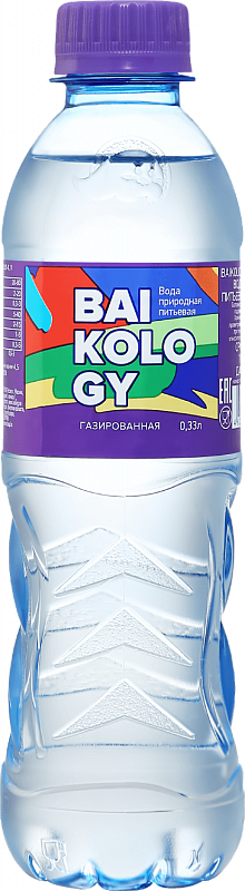 

Baikology Sparkling Water, газированная пластик