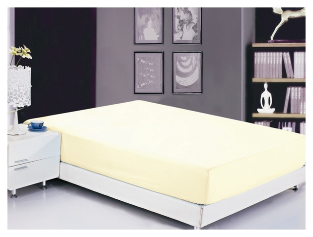 

Простынь на резинке софткоттон Valtery PRMF-3 160х200